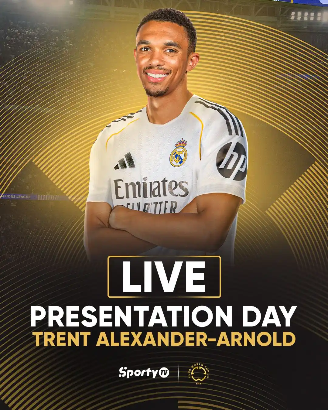 Image from SportyTV: Follow Trent Alexander-Arnold's presentation day on SportyTV! 📺🔥...