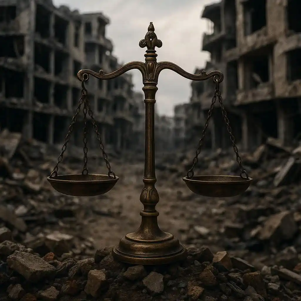 Image from أخبار مدينة الباب: في طريقنا نحو سوريا الجديدة، لا يمكن بناء سلم أهلي حقيقي دون عدالة انت...