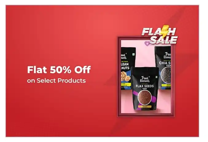 Image from Discount Deals Daily: Get Flat 50% Off on Select Products only on True Elements! Use Code: D...