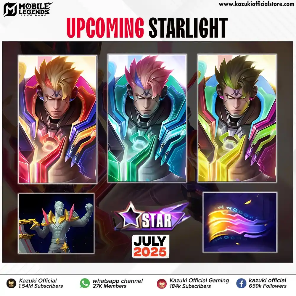 Image from Kazuki Official: ⚡ July Starlight Skin Revealed: PHOVEUS! Enter the battlefield as a ...