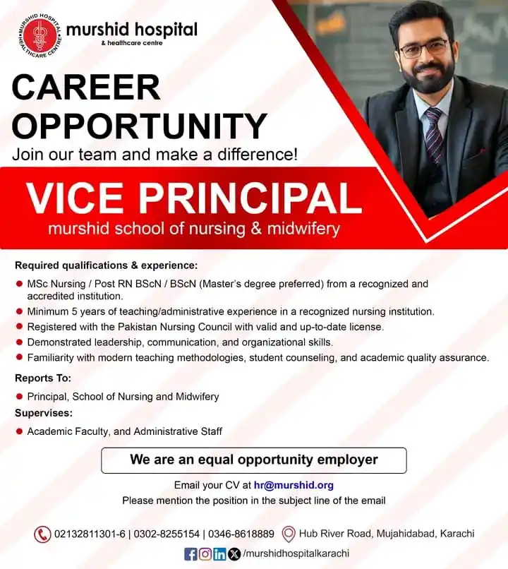 Image from NURSING CHANNEL(Sir Saeed): *Murshid Hospital & Healthcare Centre* - *Vice Principal - Murshid Sc...