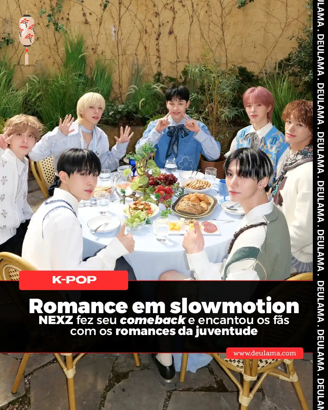 Image from DEULAMA - Dorama, Ásia, Anime e K-Pop: O recém debutado grupo da JYP Entertainment, NEXZ, fez seu comeback co...