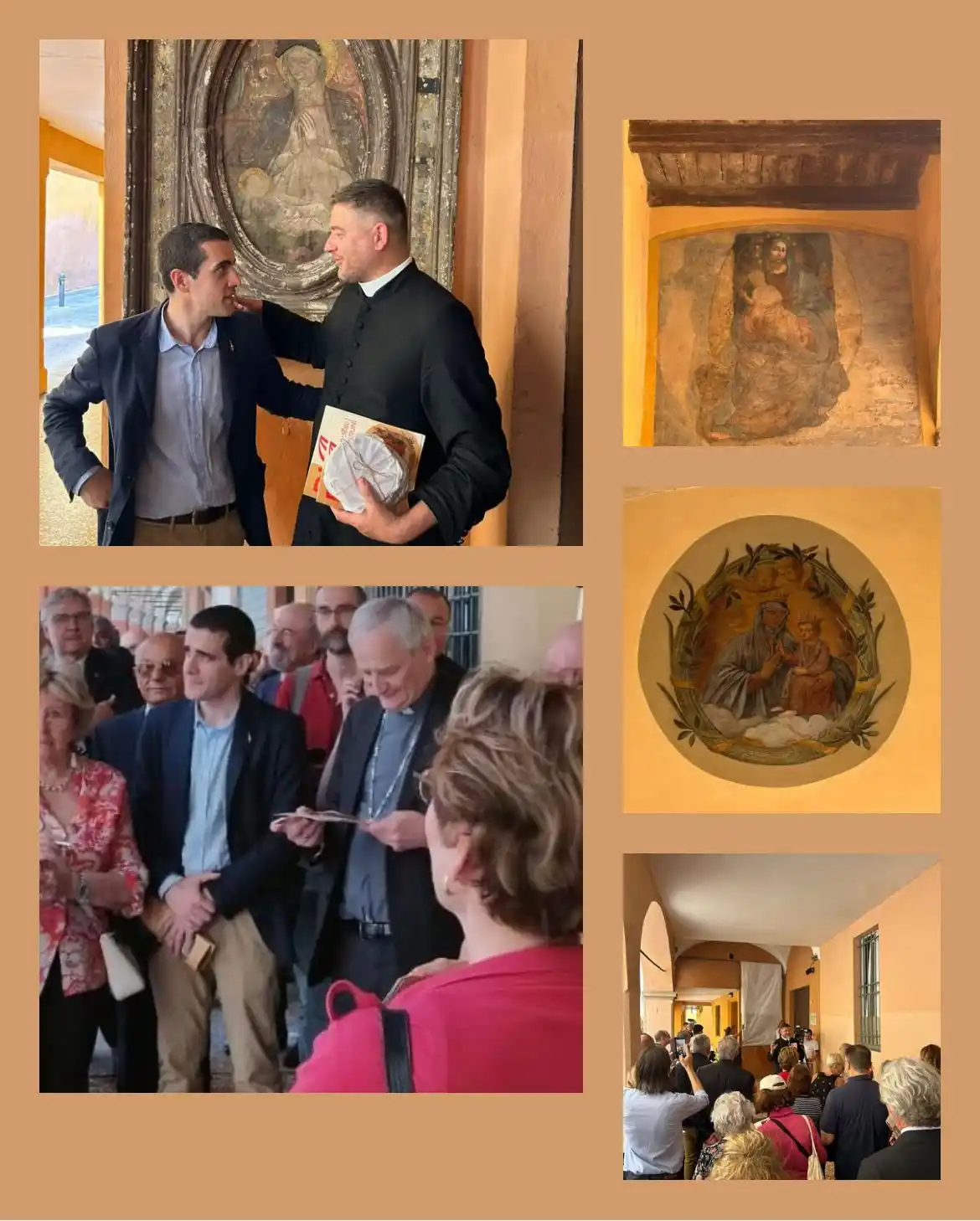 Image from Matteo DI BENEDETTO: 🧑🎨 Oggi all’inaugurazione del restauro delle Madonne di Via ‘de Chi...