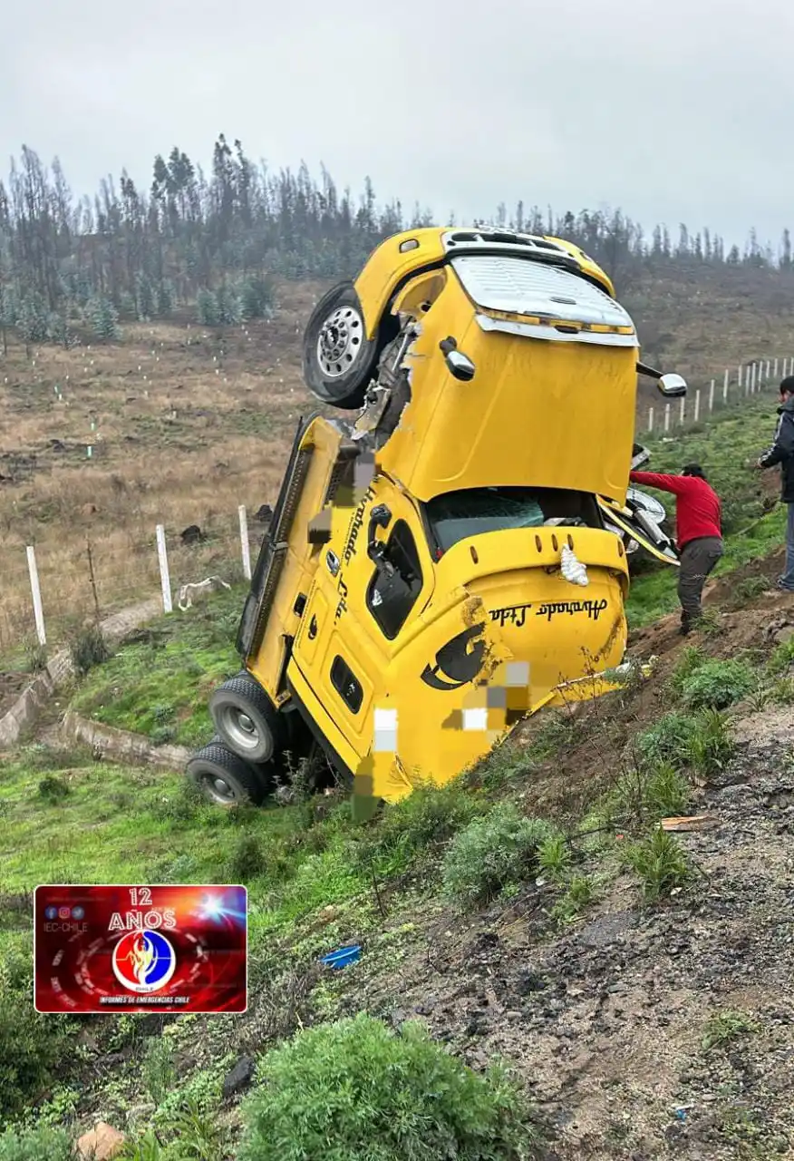 Image from IEC-CHILE: 🔴Precaución por accidente de tránsito en Ruta 68 Km 90 en dirección a...