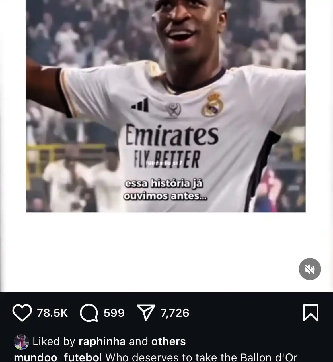 Image from MADRIDISTA KERALA: 🚨 Raphinha likes a reel with images of Viní Jr. Neymar and himself r...