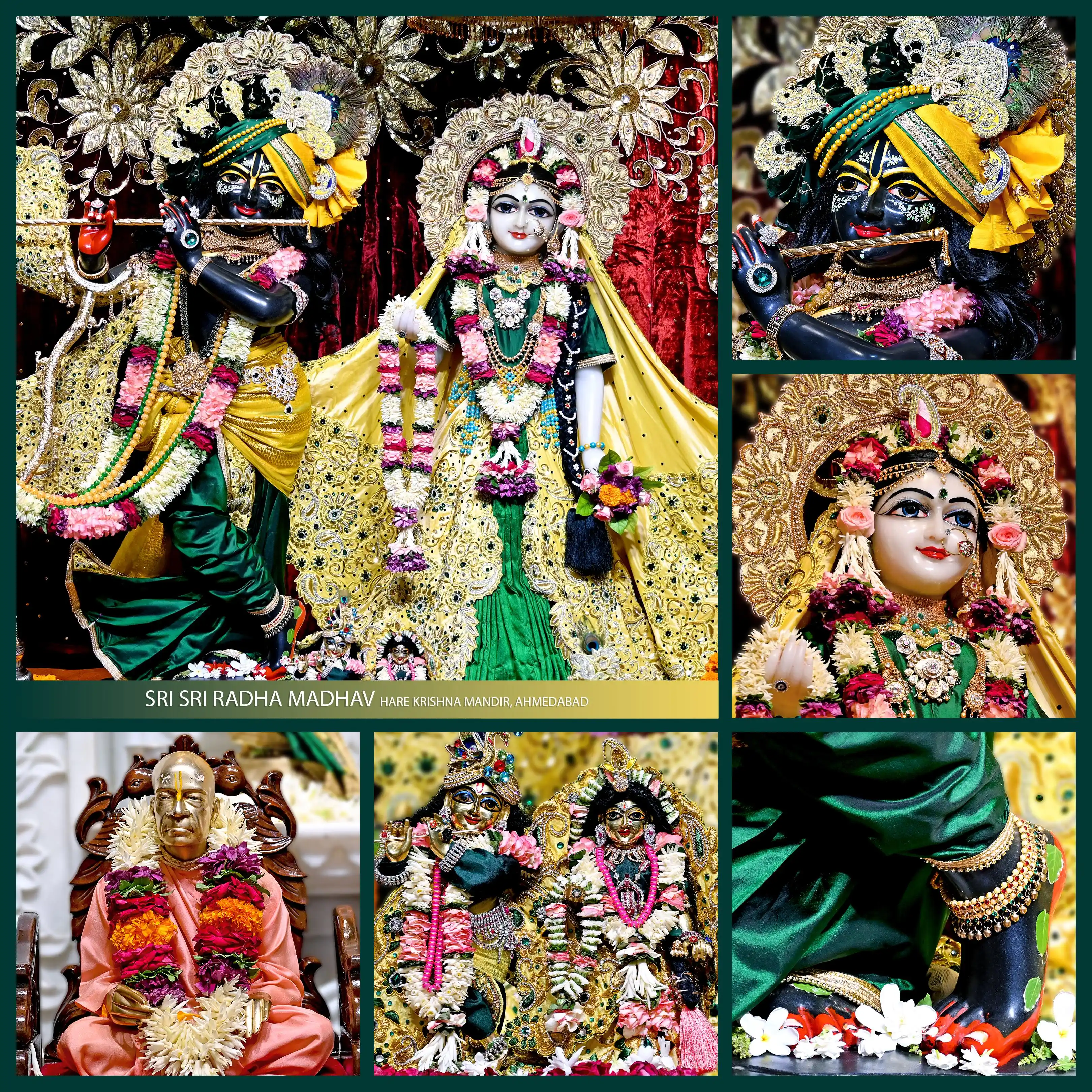 Image from Hare Krishna Mandir Ahmedabad: Sri Sri Radha Madhav Darshan: 12 June 2025...