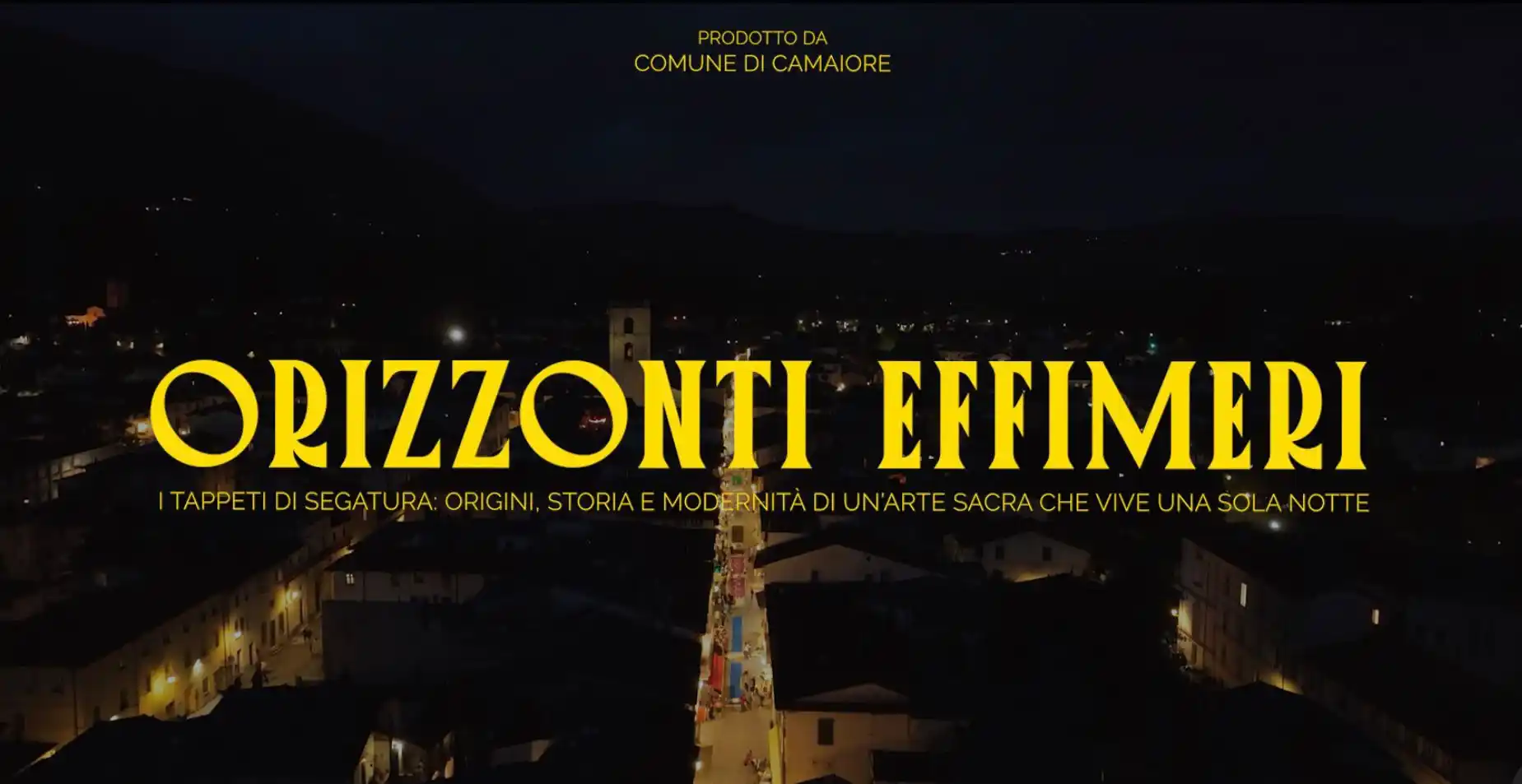 Image from Comune di Camaiore: ✨🎥 Stasera la presentazione dei bozzetti dei Tappeti di Segatura 2025...
