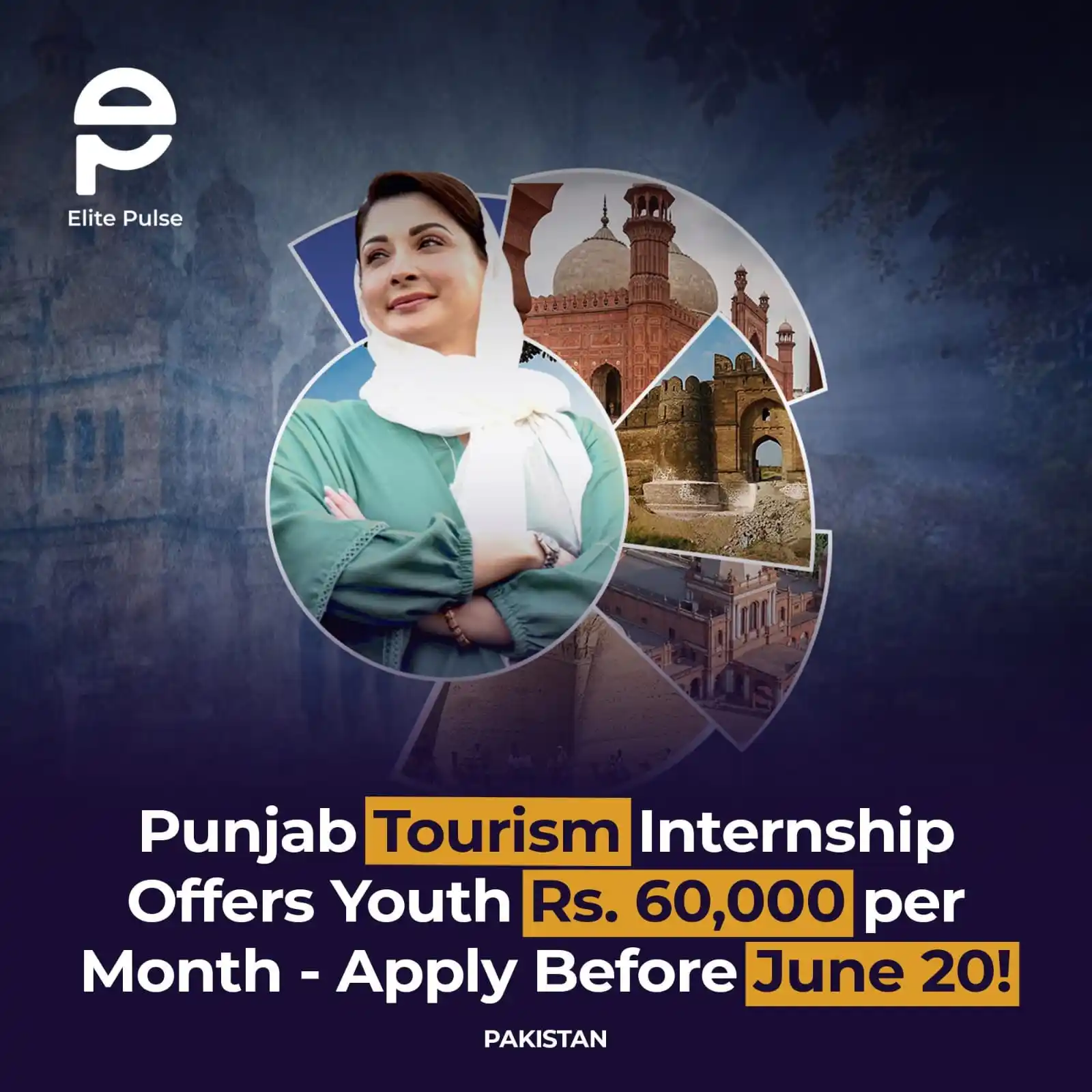 Image from NURSING CHANNEL(Sir Saeed): The second batch of Punjab’s Tourism Internship Program is live, offer...