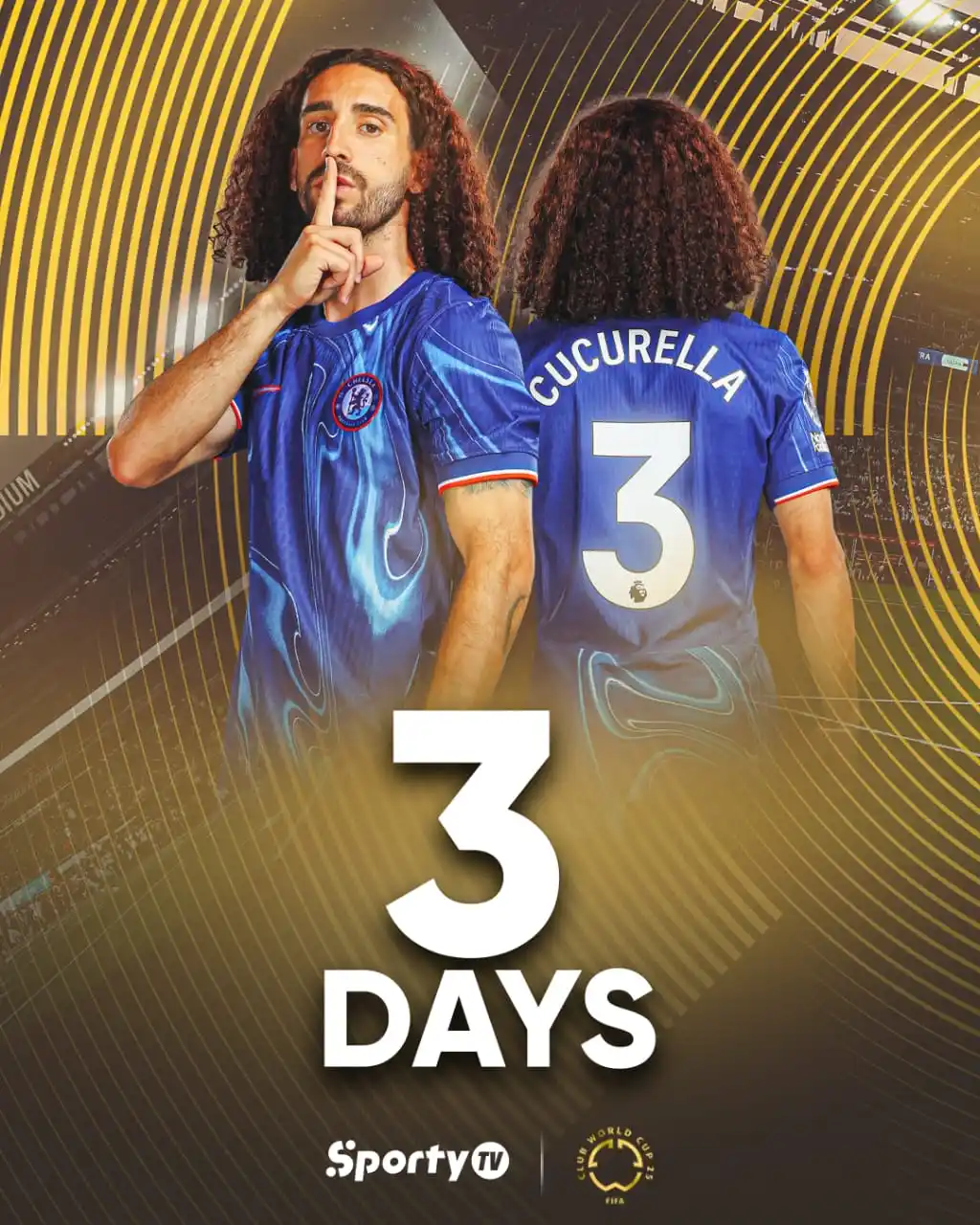 Image from SportyTV: WE ARE NOW ONLY 3️⃣ DAYS TO THE <a class="text-blue-500 hover:underlin...