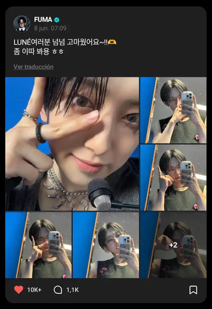 Image from TAKI TAKI RUMBA | 𐙚 &TEAM INFO: 🌟 *🎮* | *WEVERSE* `# FUMA` [25/06/08]  🎮: LUNÉ, ¡muchas gracias! 🫶...