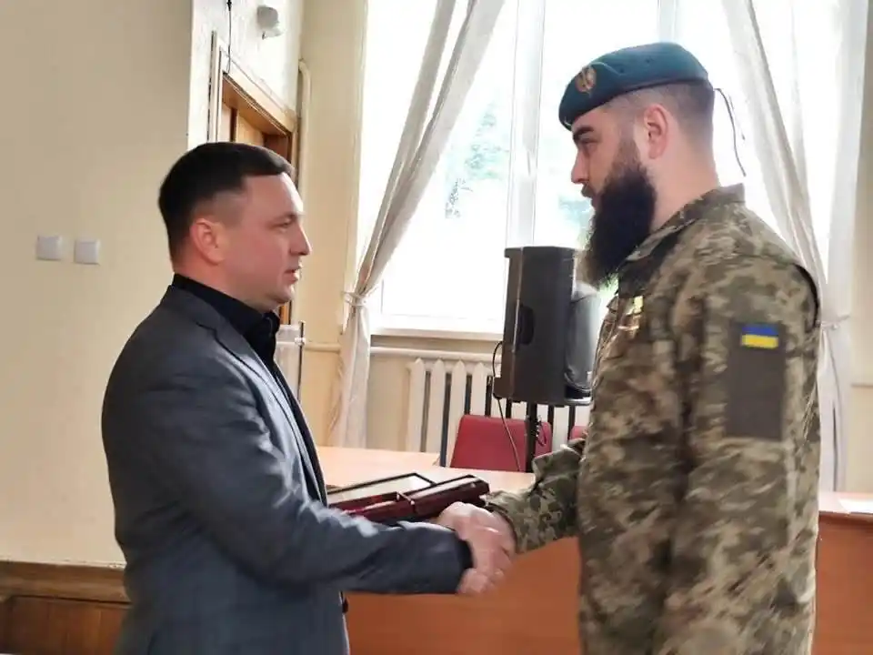 Image from Львівська ОВА: Захисника з Буська відзначили орденом «За мужність» II ступеня. Про ц...
