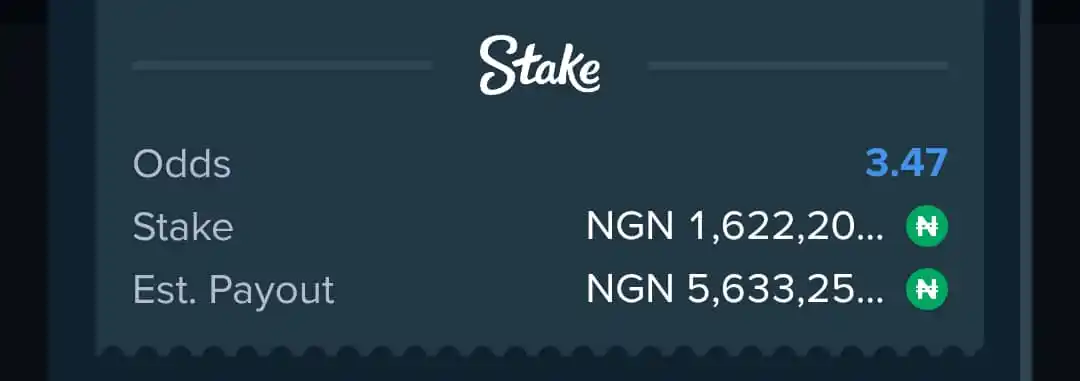 Image from FUSE: 3.40 ODDS BANKER🩷 Booking code link👉https://stake.com/sports/home?ty...