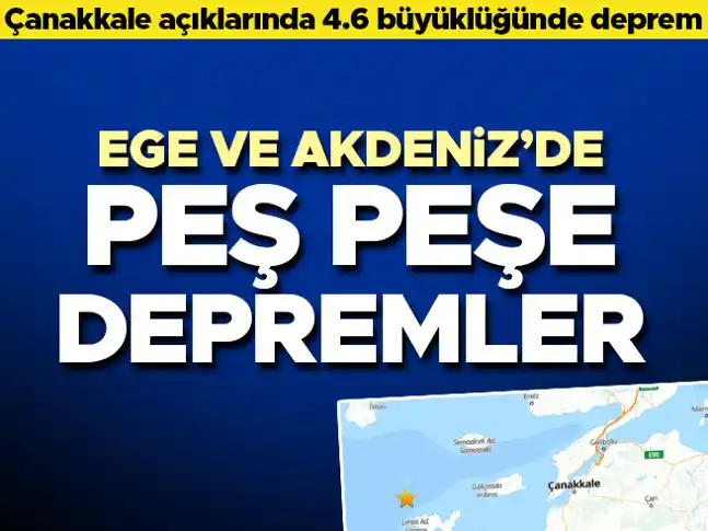 Image from Hürriyet: AFAD açıkladı! Ege ve Akdeniz'de peş peşe depremler https://www.hurri...