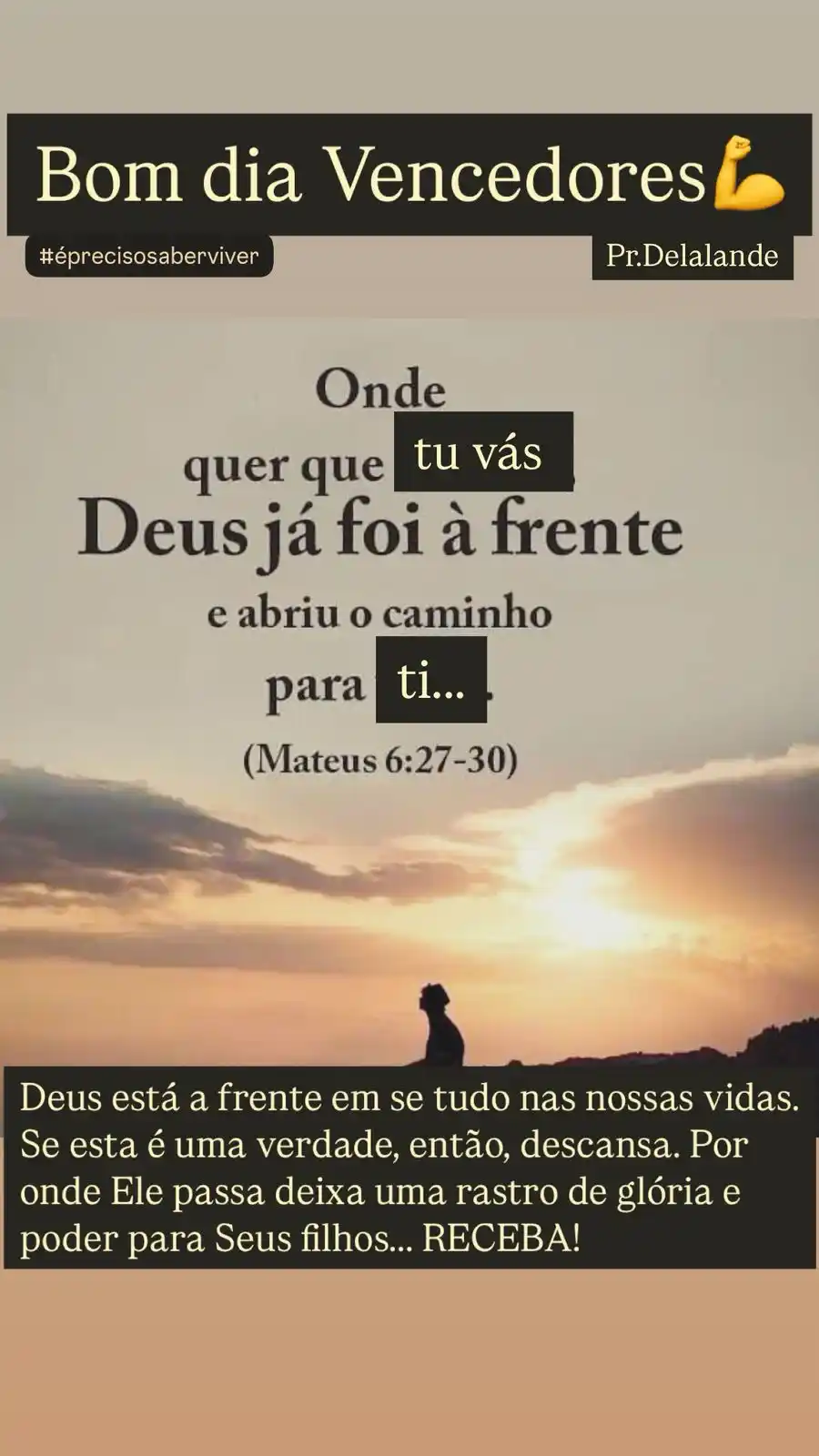 Image from Momento Vida: Comunhão-Palavra-Oração (Pr.Herwin Delalande): Amém por tudo isso? <a class="text-blue-500 hover:underline cursor-po...