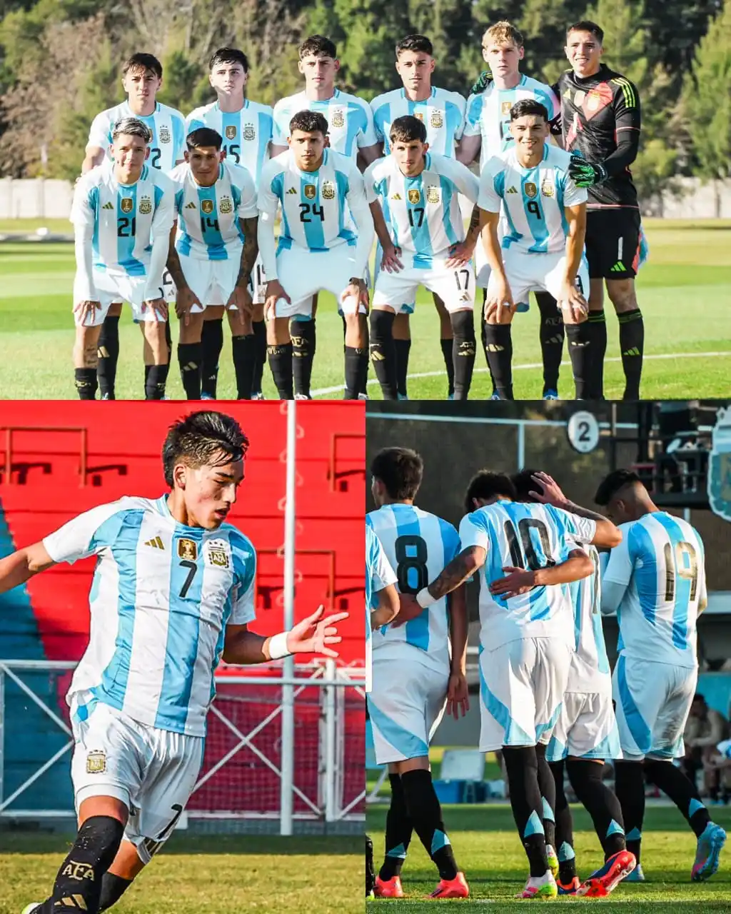 Image from AFA selection ⭐⭐⭐: 🌟🇦🇷 Argentina beat Australia in the two preparations games for the ...