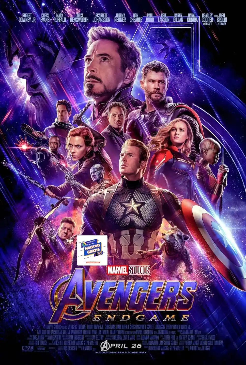 Image from Nonton Gratis via Drive 🔍: *Avengers: Endgame* _2019 ‧ Action/Sci-fi ‧ 3h 1m_ ➡︎ Profile : https...