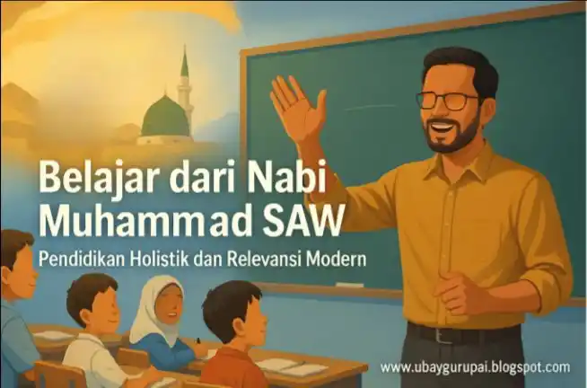 Image from UBAY: *🌟 Belajar dari Nabi Muhammad SAW: tidak hanya tentang Ibadah 🌟* Be...