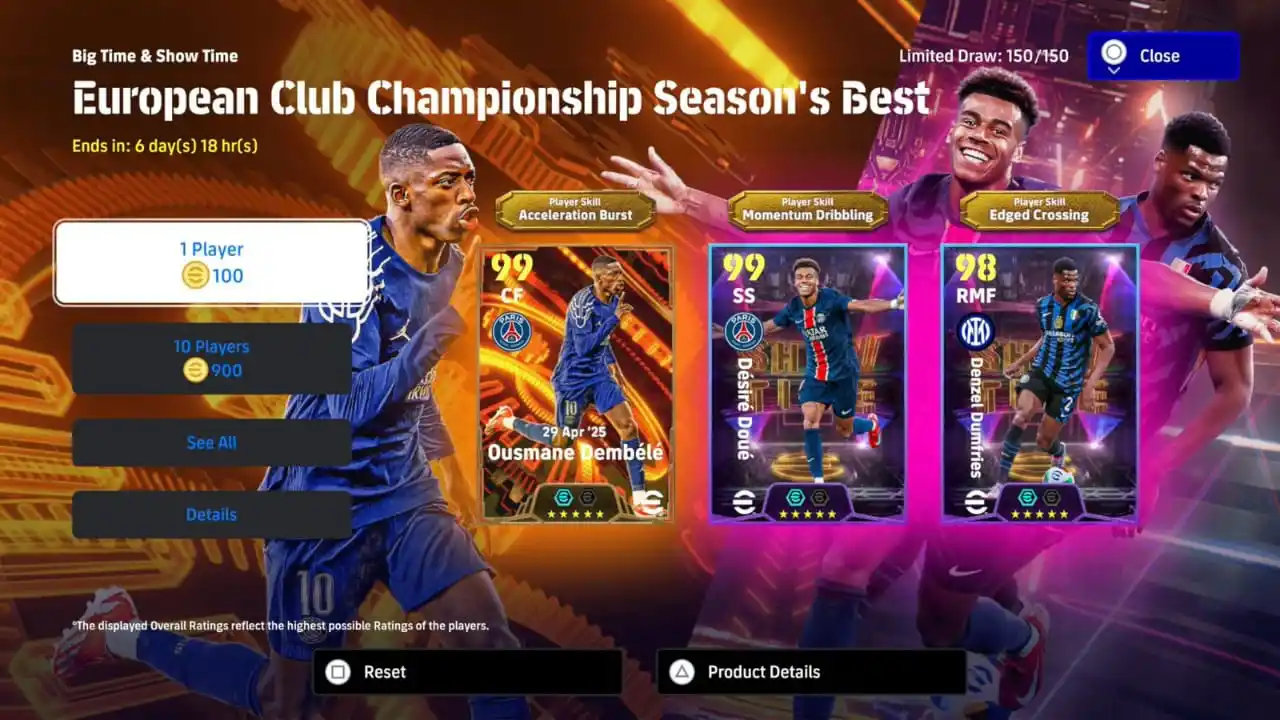 Image from TUNDHEX-eFootball™Hub: *BIG-TIME & SHOWTIME: European Clubs Championship Season’s Best🥶* ◎�...
