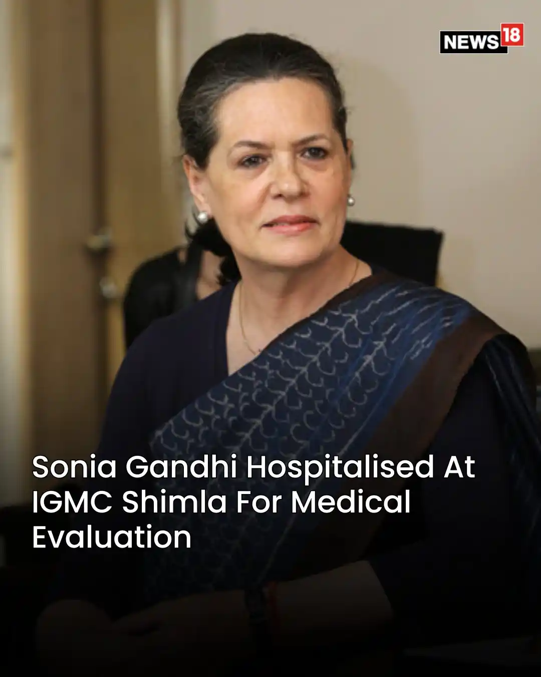 Image from Cadre Congress ❤️: Congress leader Sonia Gandhi’s health deteriorated in Shimla on Saturd...