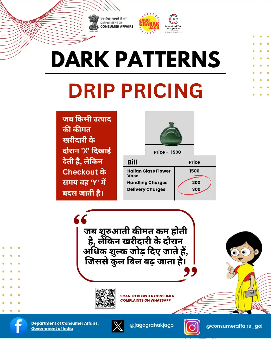 Image from Department of Consumer Affairs, Government of India: डील तो बढ़िया लगती है, लेकिन आखिरी में छुपे हुए चार्ज़ कीमत बढ़ा देते ...