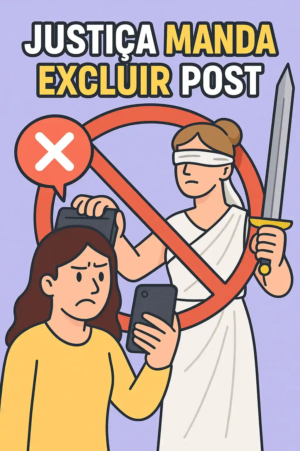 Image from Juridicando: 📢 Decisão judicial e redes sociais: até onde vai a liberdade de expre...