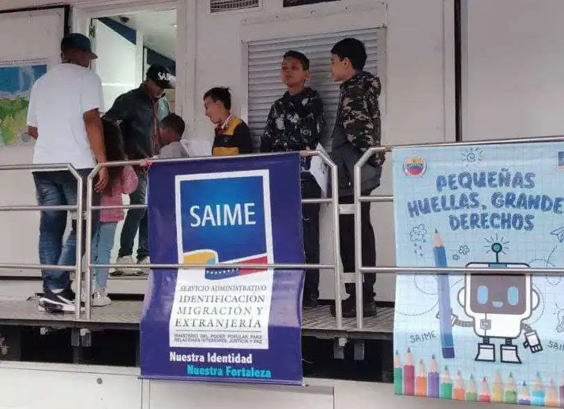 Image from Canal Patria Digital: *Despliegan operativo especial de cedulación para niños en Táchira*  <...