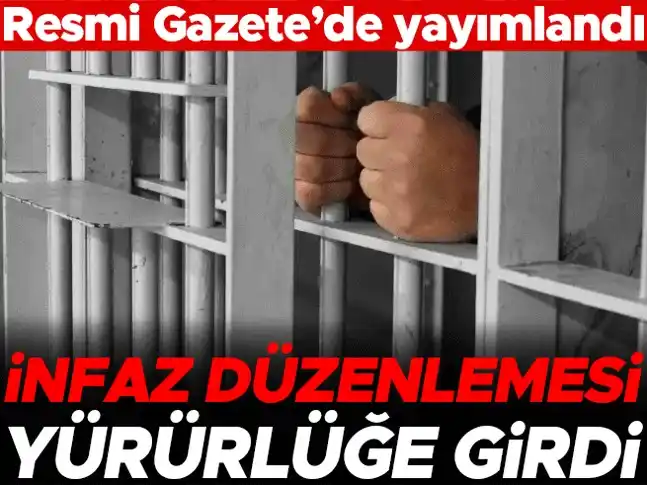 Image from Hürriyet: İnfaz yasası, Resmi Gazete'de yayımlanarak yürürlüğe girdi https://ww...