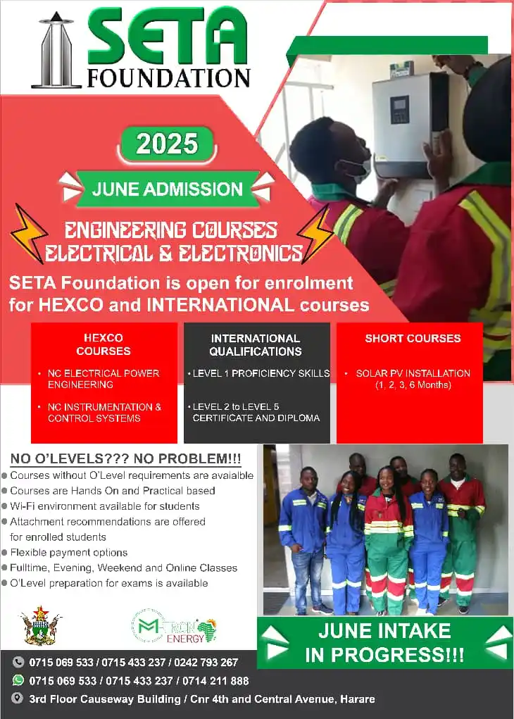 Image from Opportunities In Zimbabwe And Beyond: *June 2025 registration* is in progress for the following courses at S...