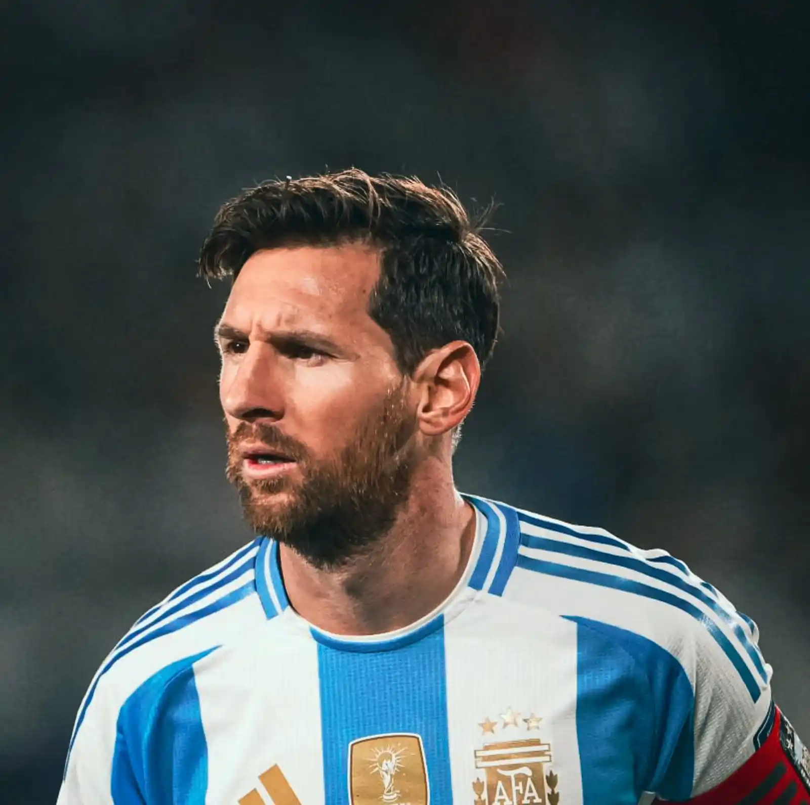 Image from AFA selection ⭐⭐⭐: Legendary Messi today against Colombia: 78 minutes played 2 intercep...