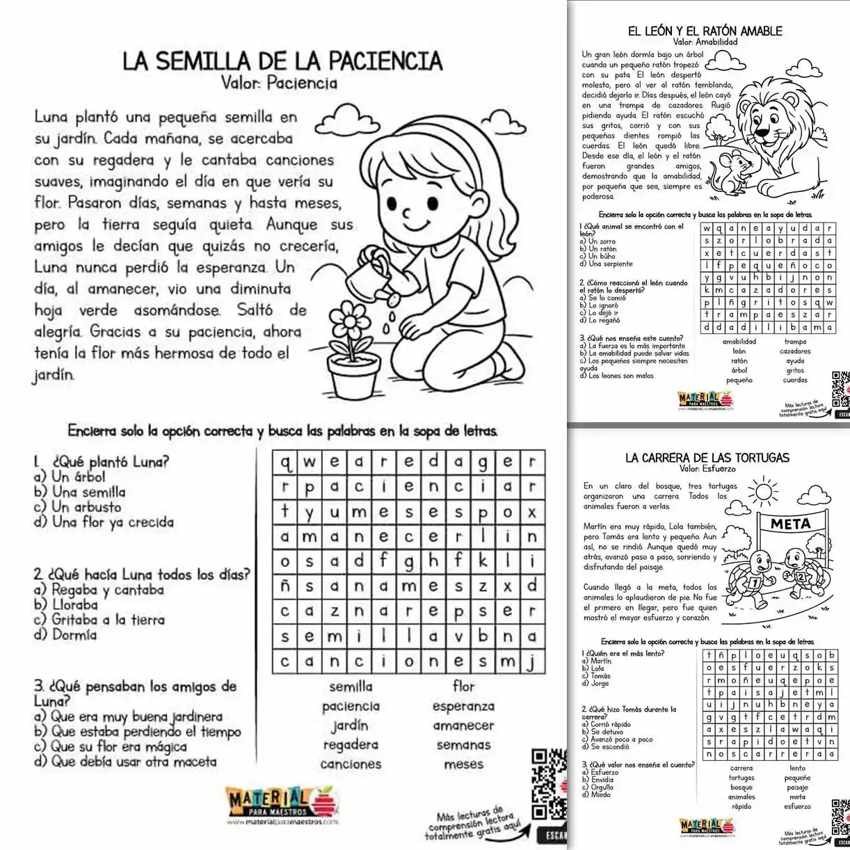 Primer Grado - Material para Maestros post