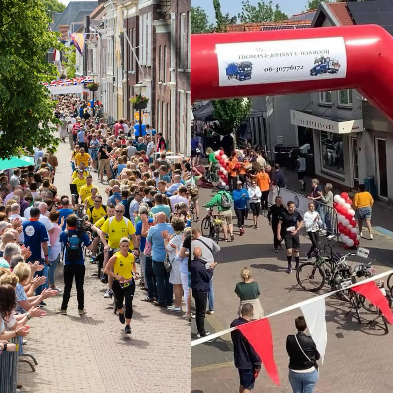 Image from Hoeksche Waard Nieuws: 📸 Morgen (2e Pinksterdag) komt de Roparun door de Hoeksche Waard! 🏃...
