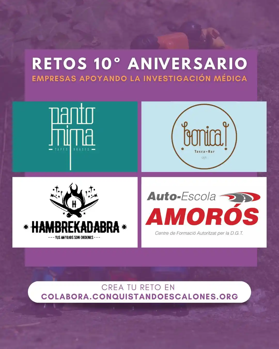 Image from Conquistando Escalones: Pantomima, Bonica, HambreKadabra y Autoescola Amorós se suman a nuestr...
