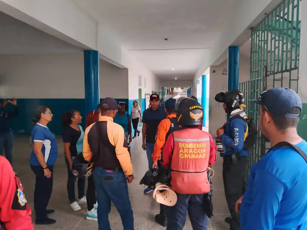 Image from Canal Patria Digital: *Reportan intoxicación masiva en una escuela de Aragua* *Se presume ...