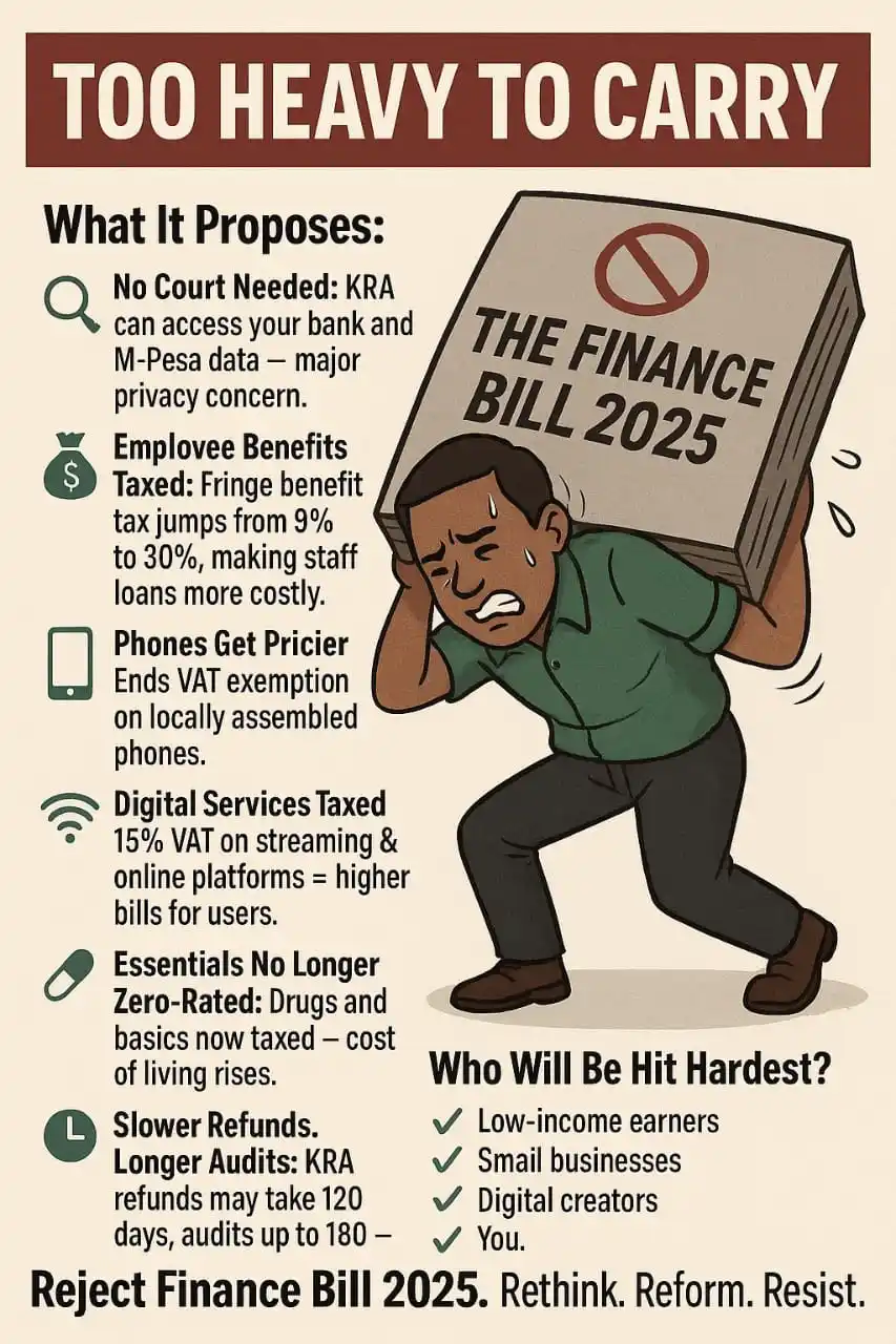 Image from Kenya Ni home {X news}: Rose Njeri opened our eyes on what was awaiting us if the 2025 Finance...