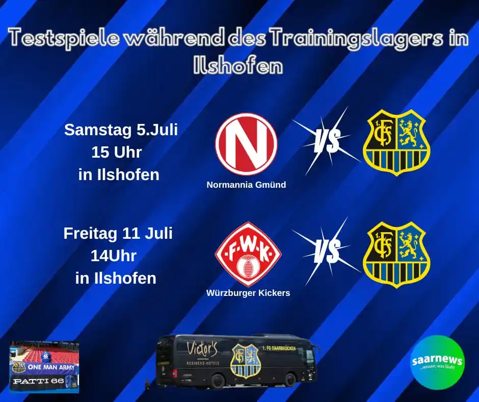 1.FC Saarbrücken Sommer-Trainingslager  4.-11.Juli 2025 in Ilshofen post