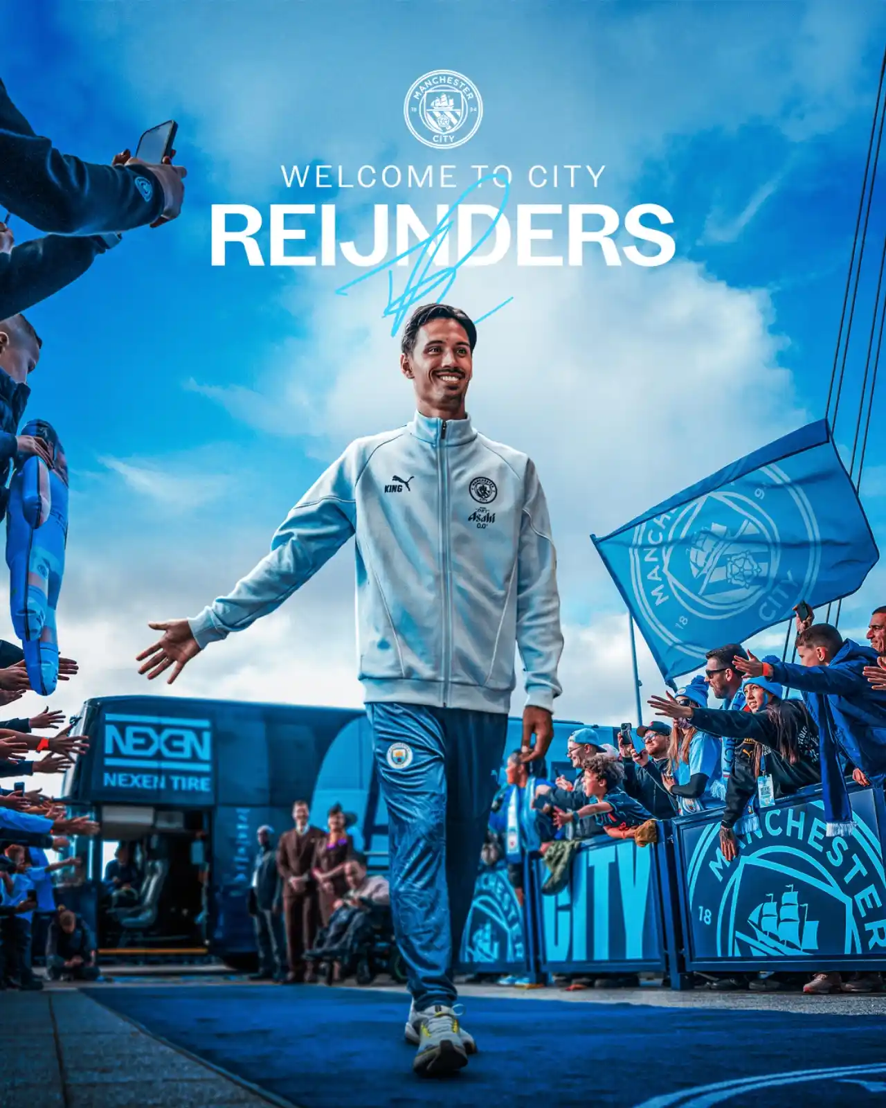 Image from Man City: Tijjani Reijnders completes his move to Manchester City! 🙌 🔗 mancit...