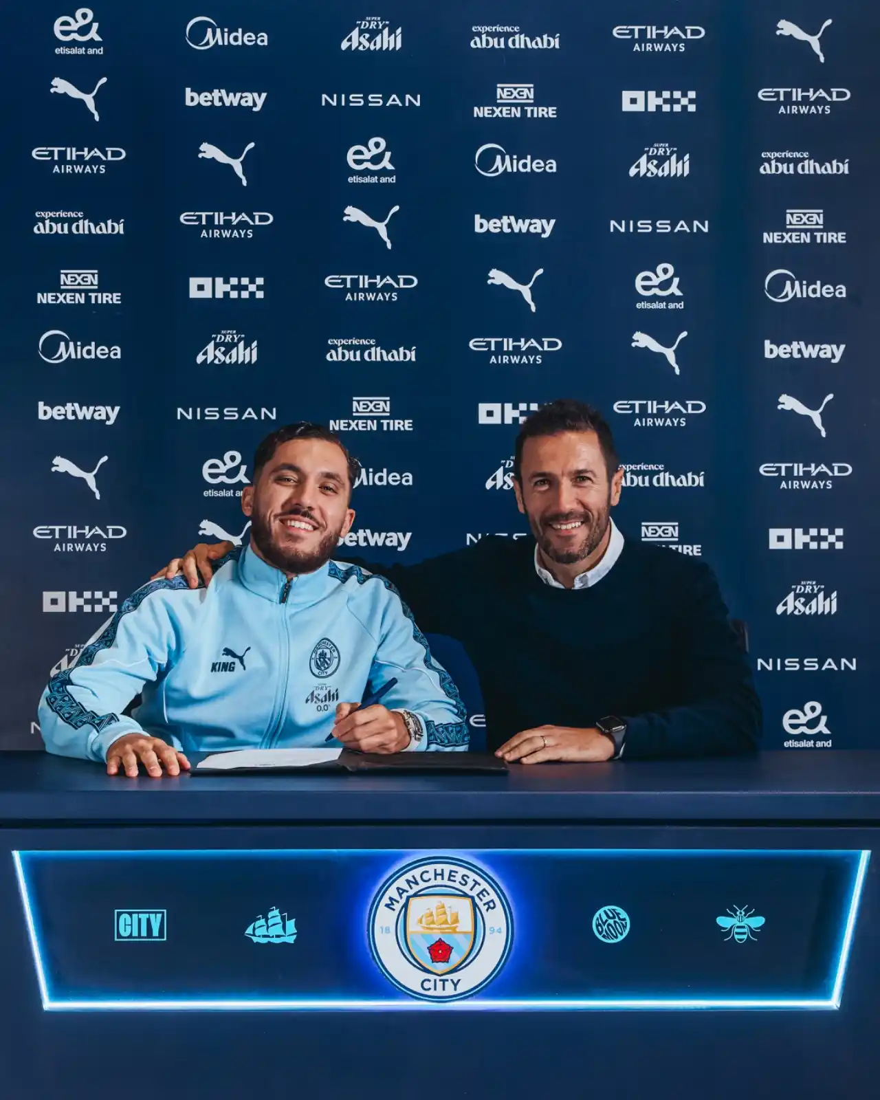 Image from Man City: We're delighted to announce the signing of Rayan Cherki ✍️🩵 🔗 manci...