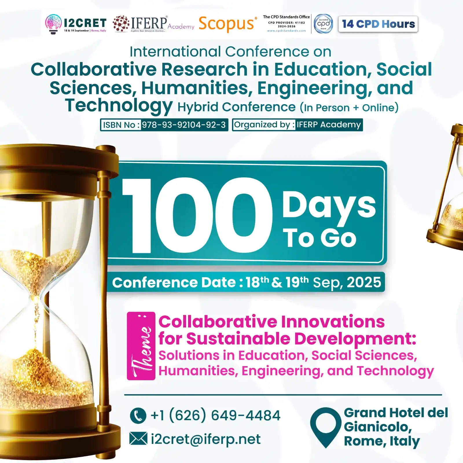 Image from IFERP: ⏳ 100 Days to Go! Get ready for the International Conference on Collab...