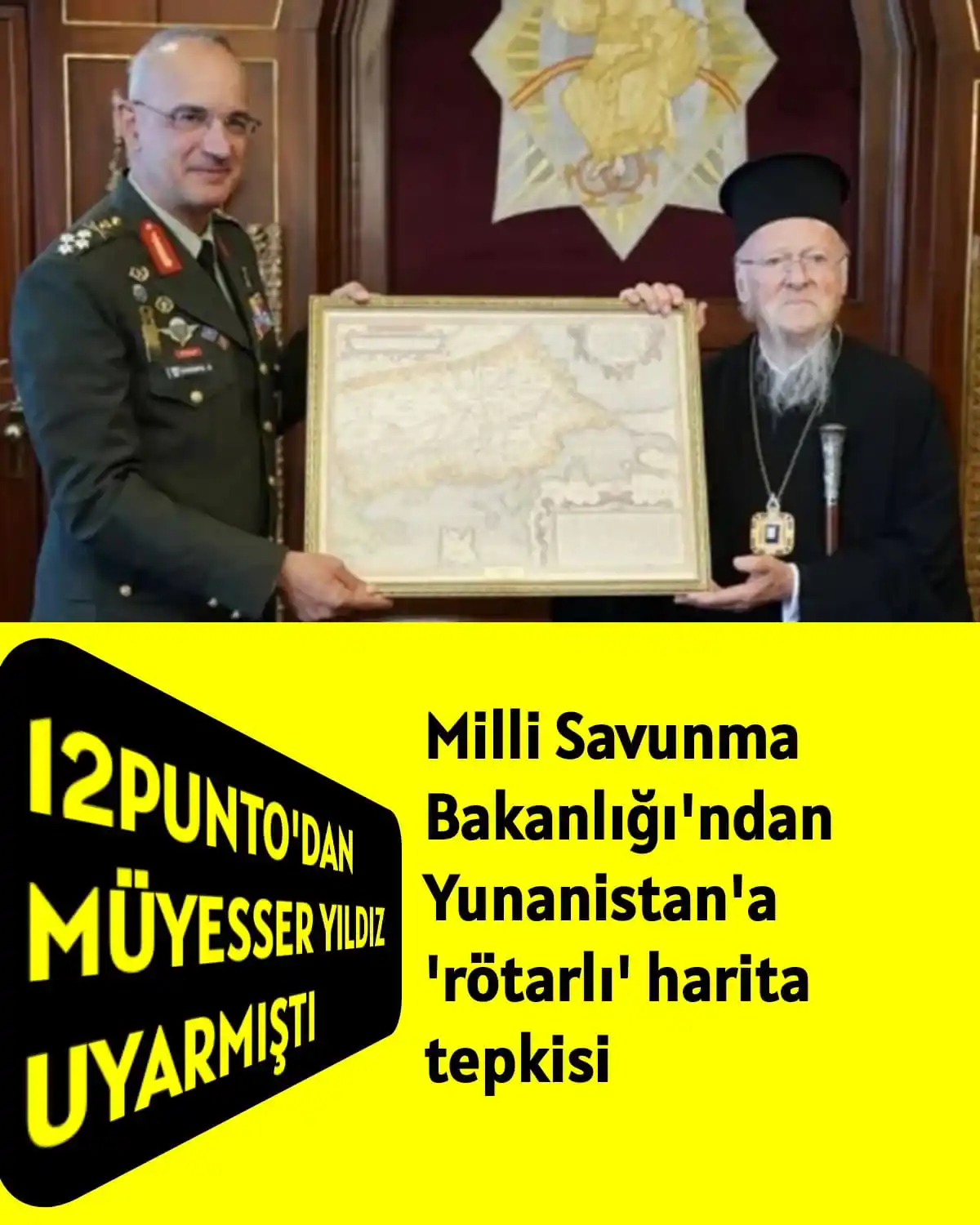 Image from ÜLKÜ PINARI: 12PUNTO'DAN MÜYESSER YILDIZ UYARMIŞTI: MİLLİ SAVUNMA BAKANLIĞI'NDAN YU...