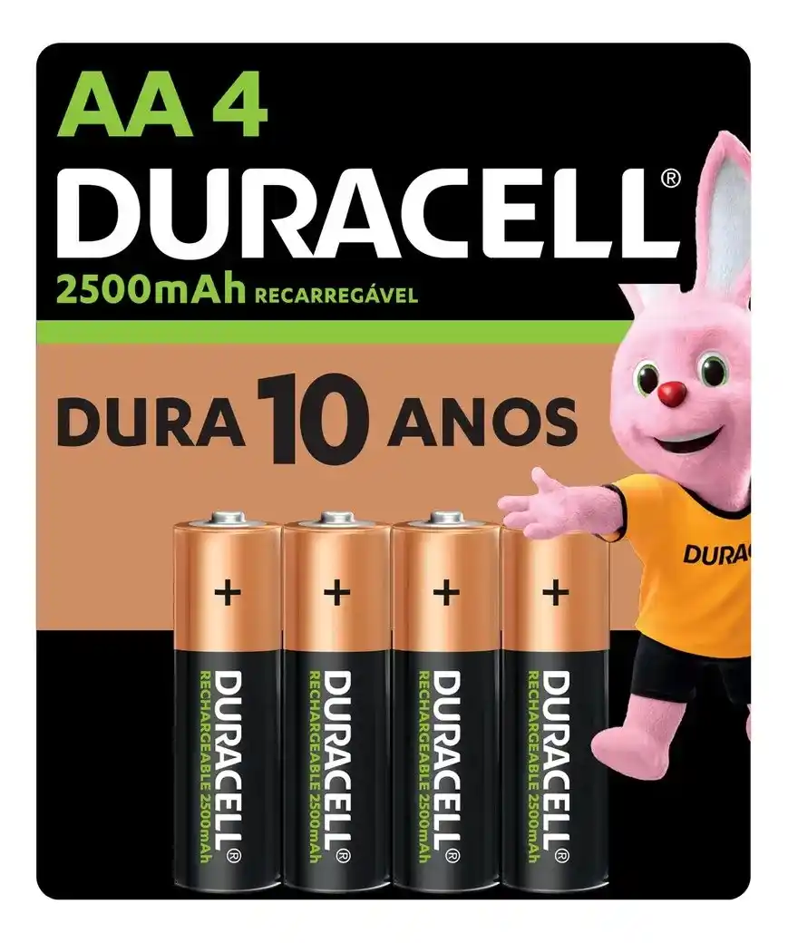 Image from Big Promo do Dia - Ofertas 💰🇧🇷🇨🇳: 4 Pilha Duracell Aa Recarregável 1.2v 2500mah 🔥  Por apenas: R$168,89...