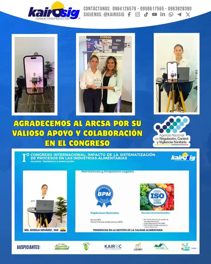 Image from Kairosig Formación & Proyectos: Agradecemos profundamente al Arcsa - Agencia Nacional de Regulación, ...
