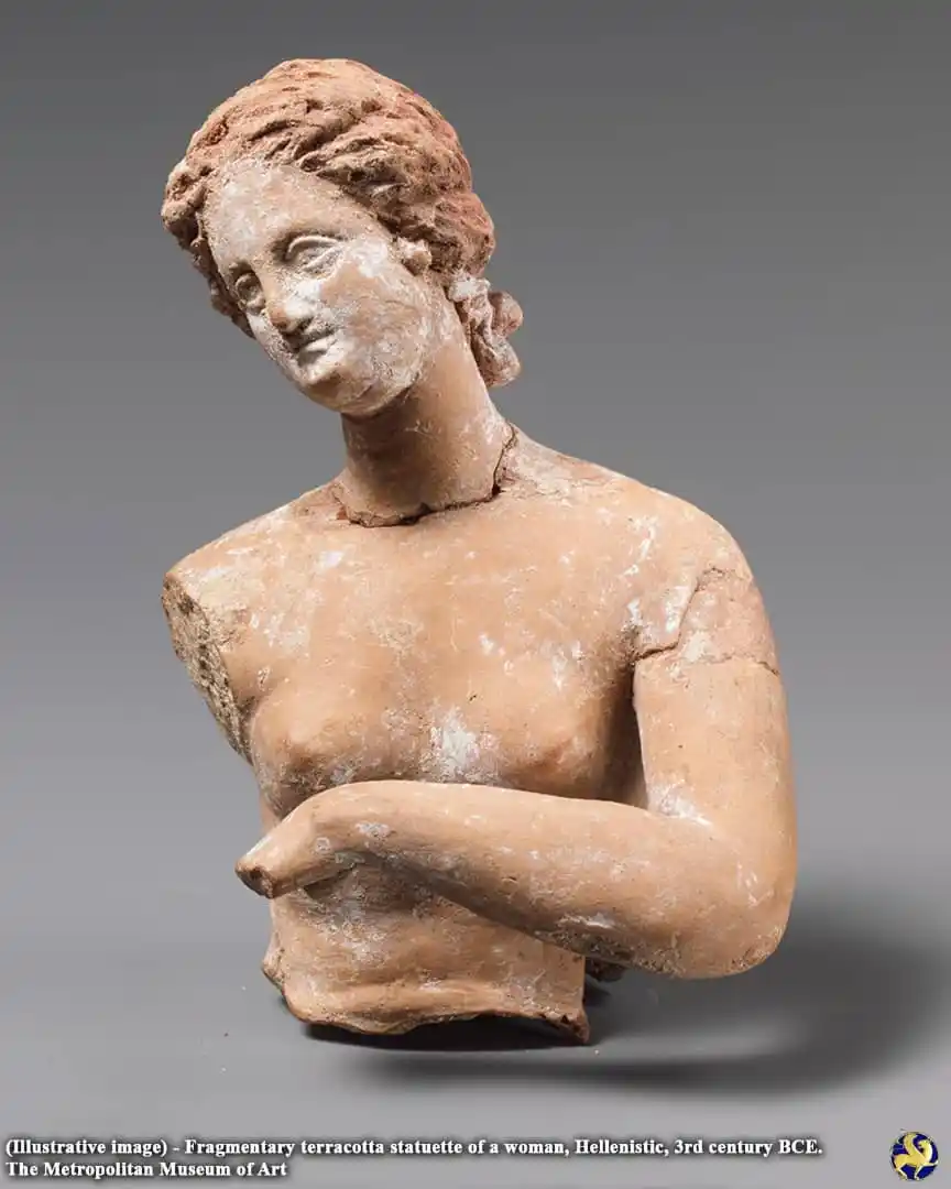Image from Archaeology News Online Magazine: Ancient Hellenistic sculpture workshop with unfinished statues unearth...