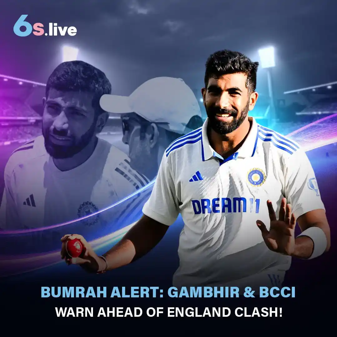 Image from Six6s - India: As India gears up for the five-match Test series against England start...
