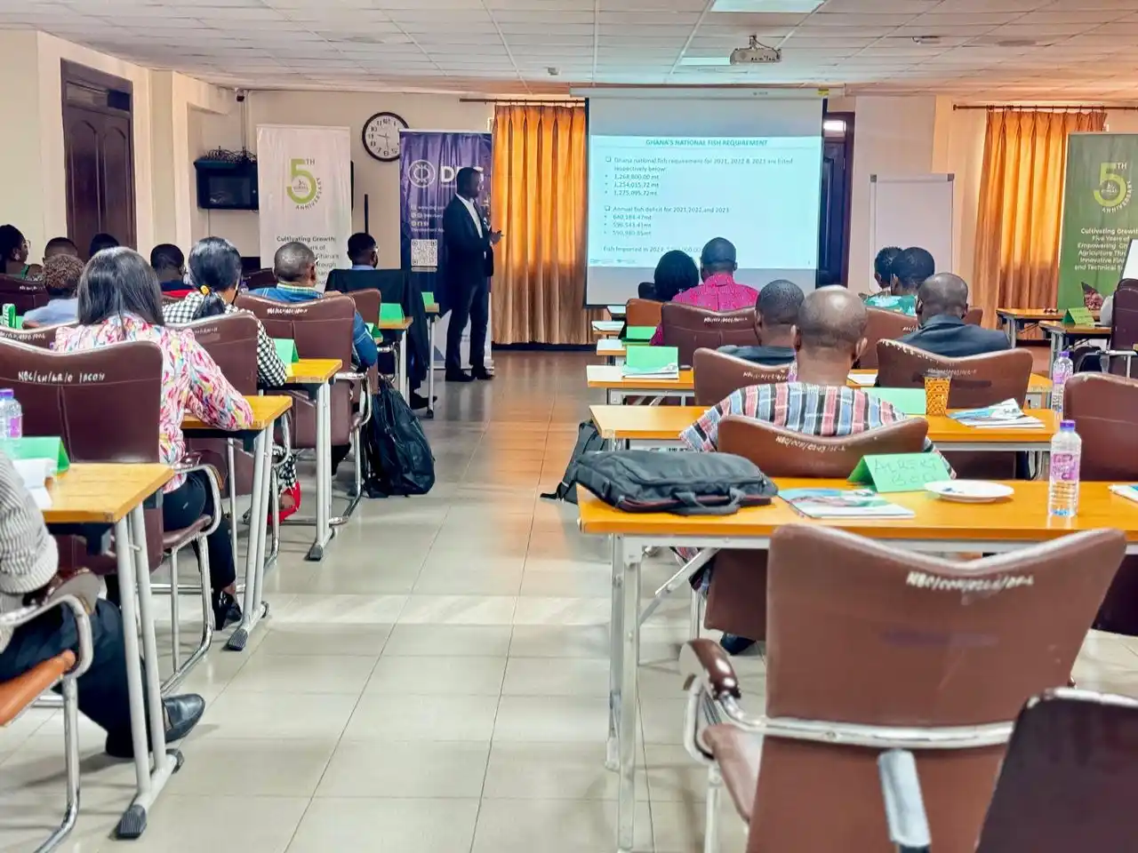 Image from Chamber of Aquaculture Ghana: At the National Banking College yesterday, the Chamber of Aquaculture ...