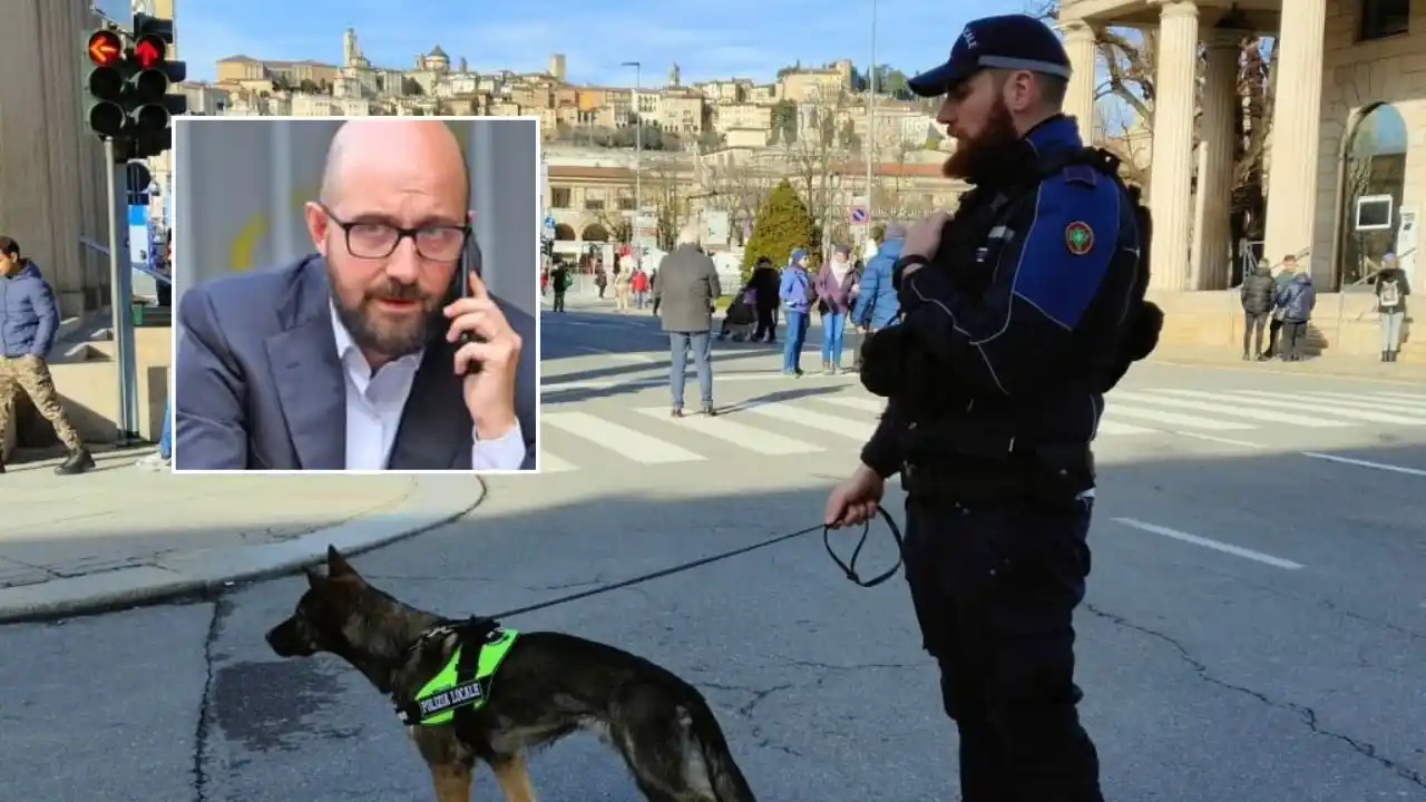 Image from Bergamonews: 🚓*Bergamo, nuova organizzazione per la polizia locale. Angeloni: “Più...