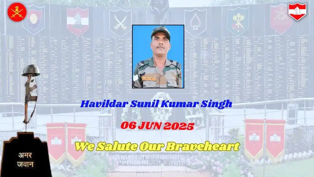 Image from Major Madhan Kumar: Braveheart Hav Sunil Kumar Singh who made the supreme sacrifice in th...