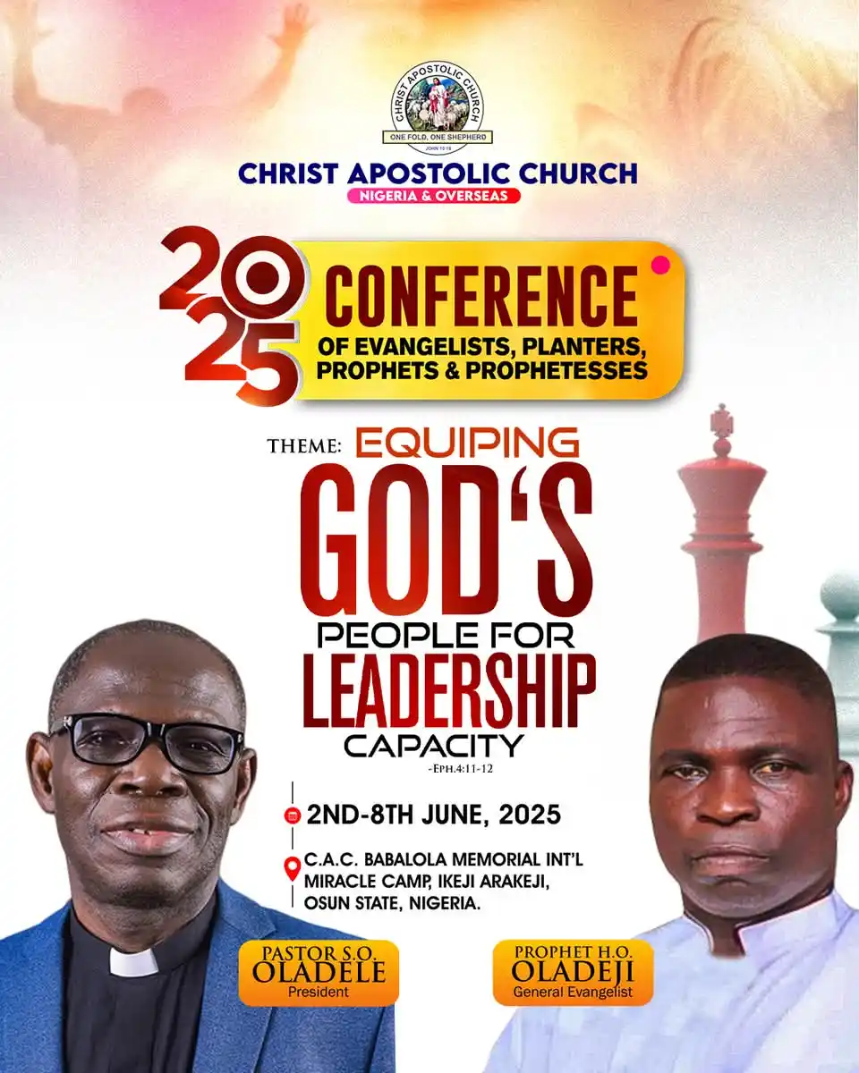 Image from Prophet/Evang. Hezekiah Oladeji: 📢 Calling all evangelists, planters, prophets & prophetesses! The an...