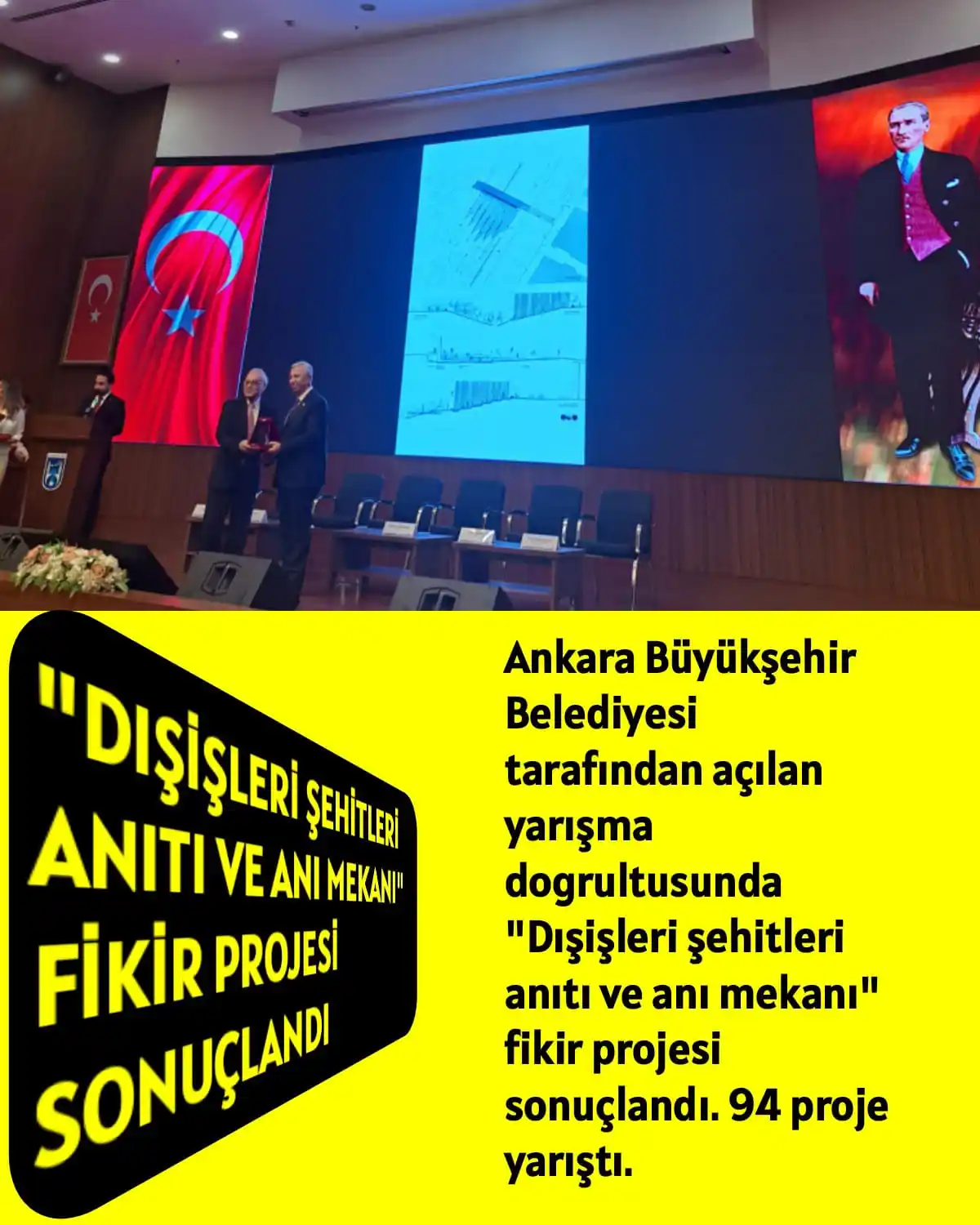 Image from ÜLKÜ PINARI: "DIŞİŞLERİ ŞEHİTLERİ ANITI VE ANI MEKANI" FİKİR PROJESİ SONUÇLANDI A...