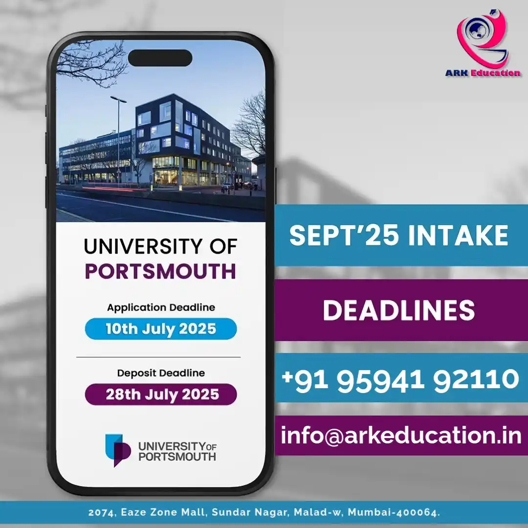 Image from ARK | Tourism - Events - Education: *🎓 Don’t Miss Out!‼️* 🏫 Apply now for the University of Portsmouth –...