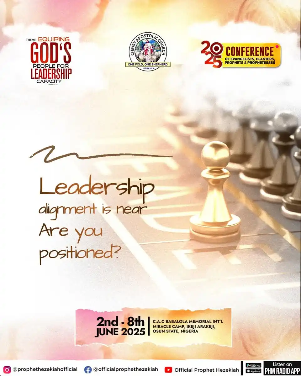 Image from Prophet/Evang. Hezekiah Oladeji: 🚀 EPIC 2025: LOADING...! 🚀 🔥 Get ready for the ultimate leadership...